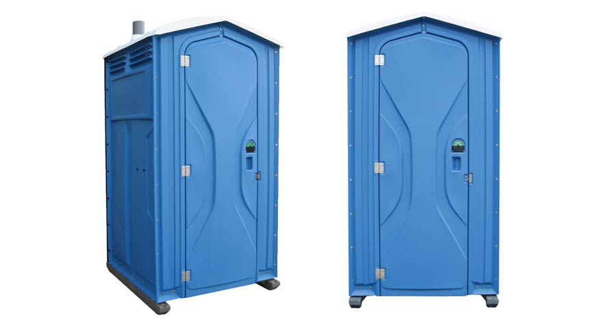 Long-term porta potty units on site in Palmdale, California